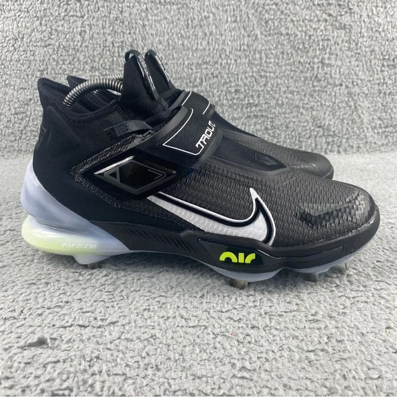 NEW NIKE FORCE Air Zoom Trout 8 Elite Baseball Cleats Mens‎ 9 Shoes Game Black - Picture 2 of 15